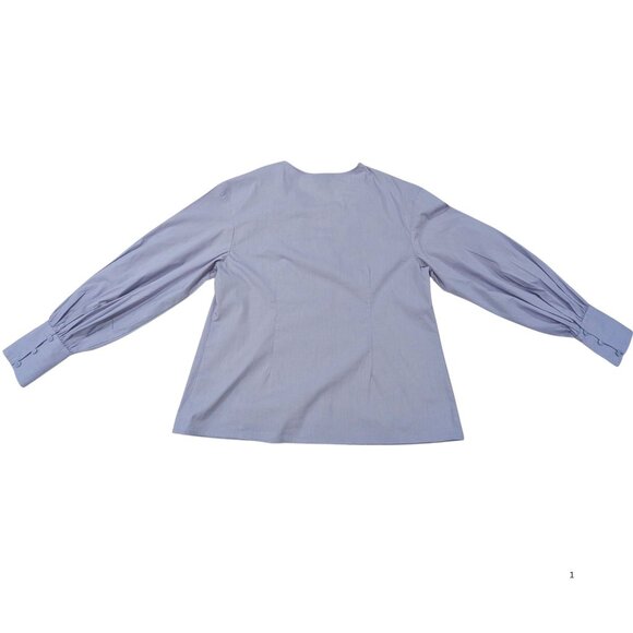 Worthington Long Sleeve V-Neck Button-Down Blouse – Size M – EUC - Picture 3 of 5